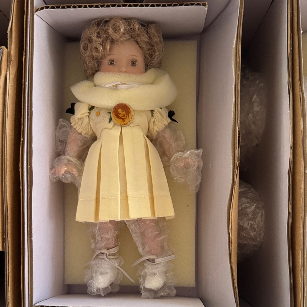 Collectible Doll with Blonde Hair